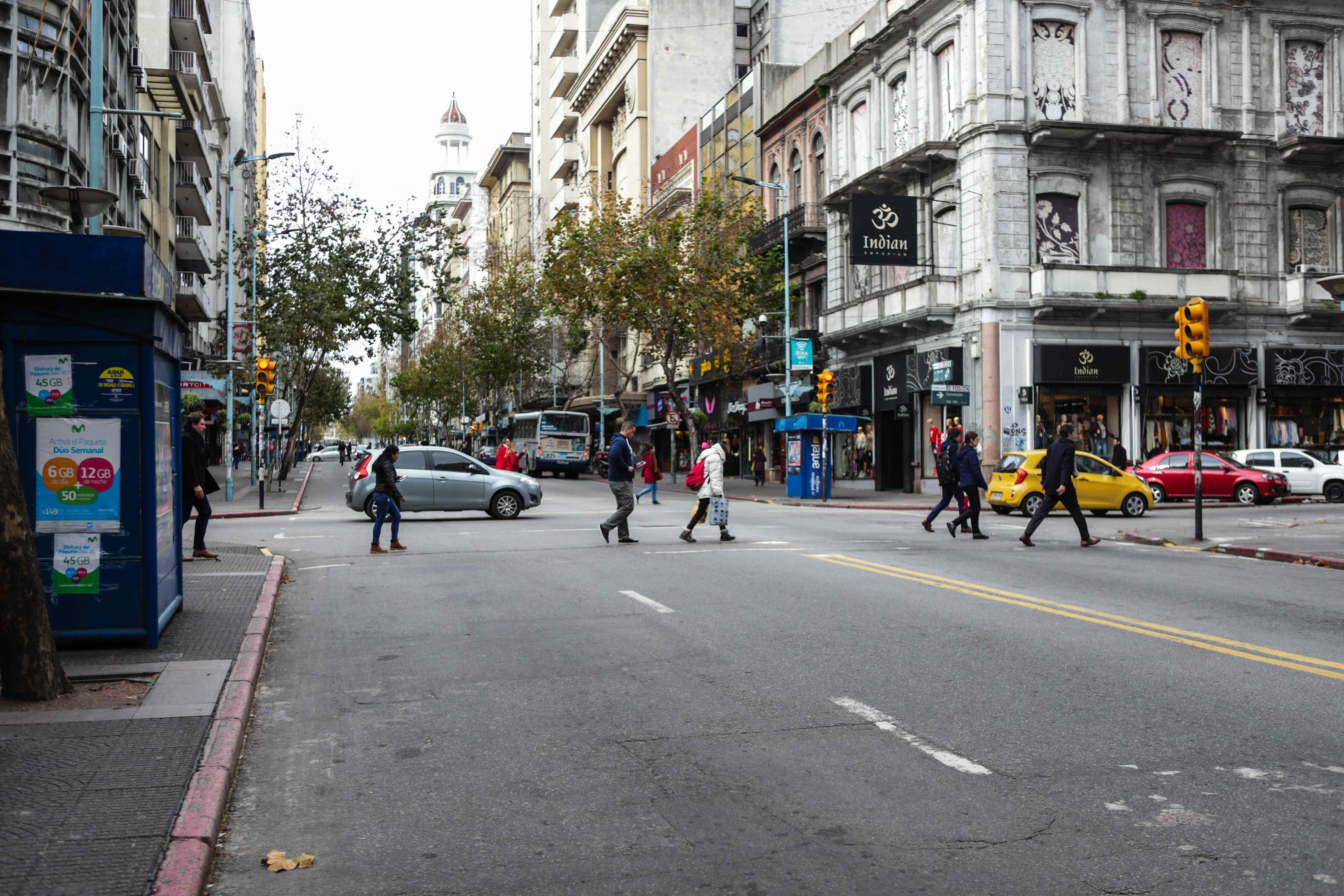 Vista general de una calle en Montevideo (EFE/ Federico Anfitti/Archivo)