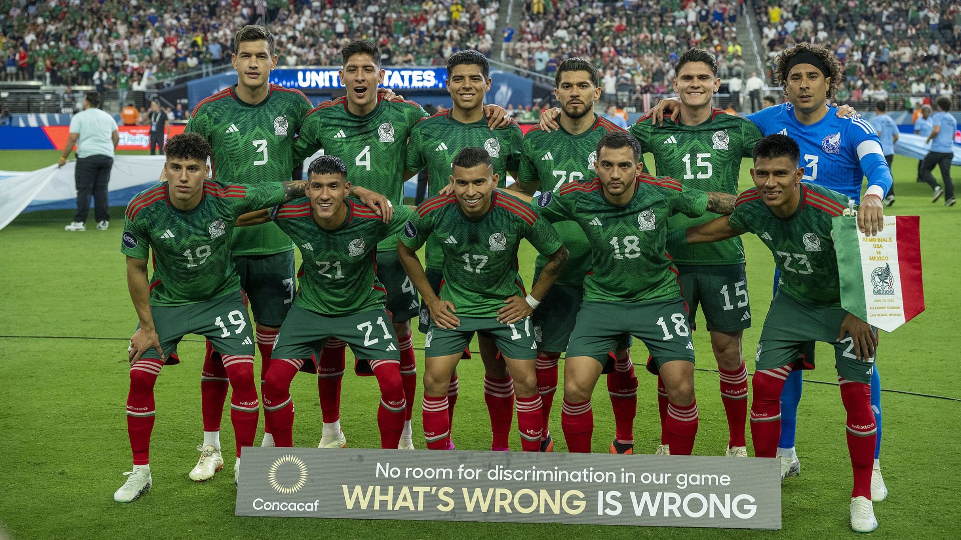 El último partido que dirigió Diego Cocca fue contra Panamá en la Nations League (Twitter/ @miseleccionmx)