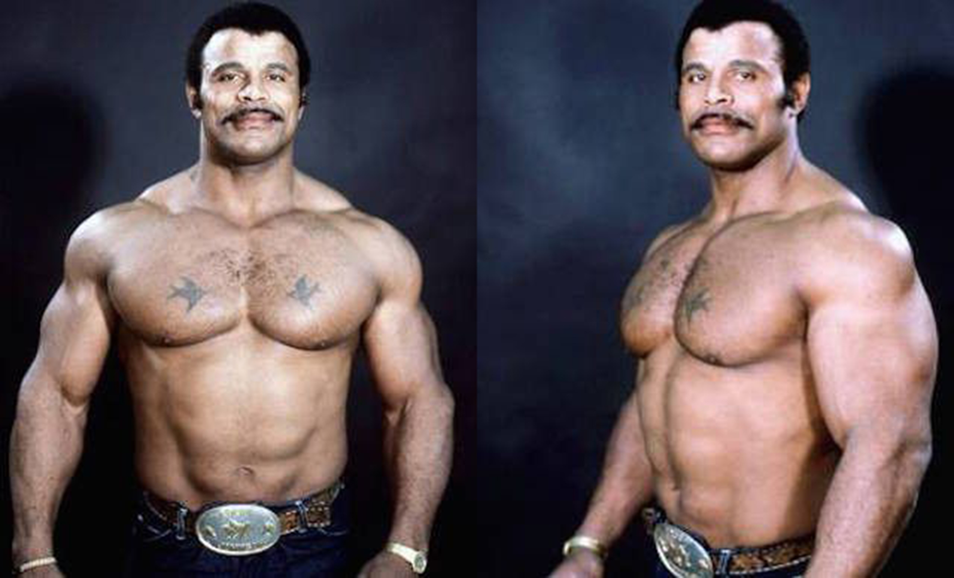 Rocky Johnson, padre de "The Rock", quien fuese un luchador profesional en los 70´s y 80´s.
