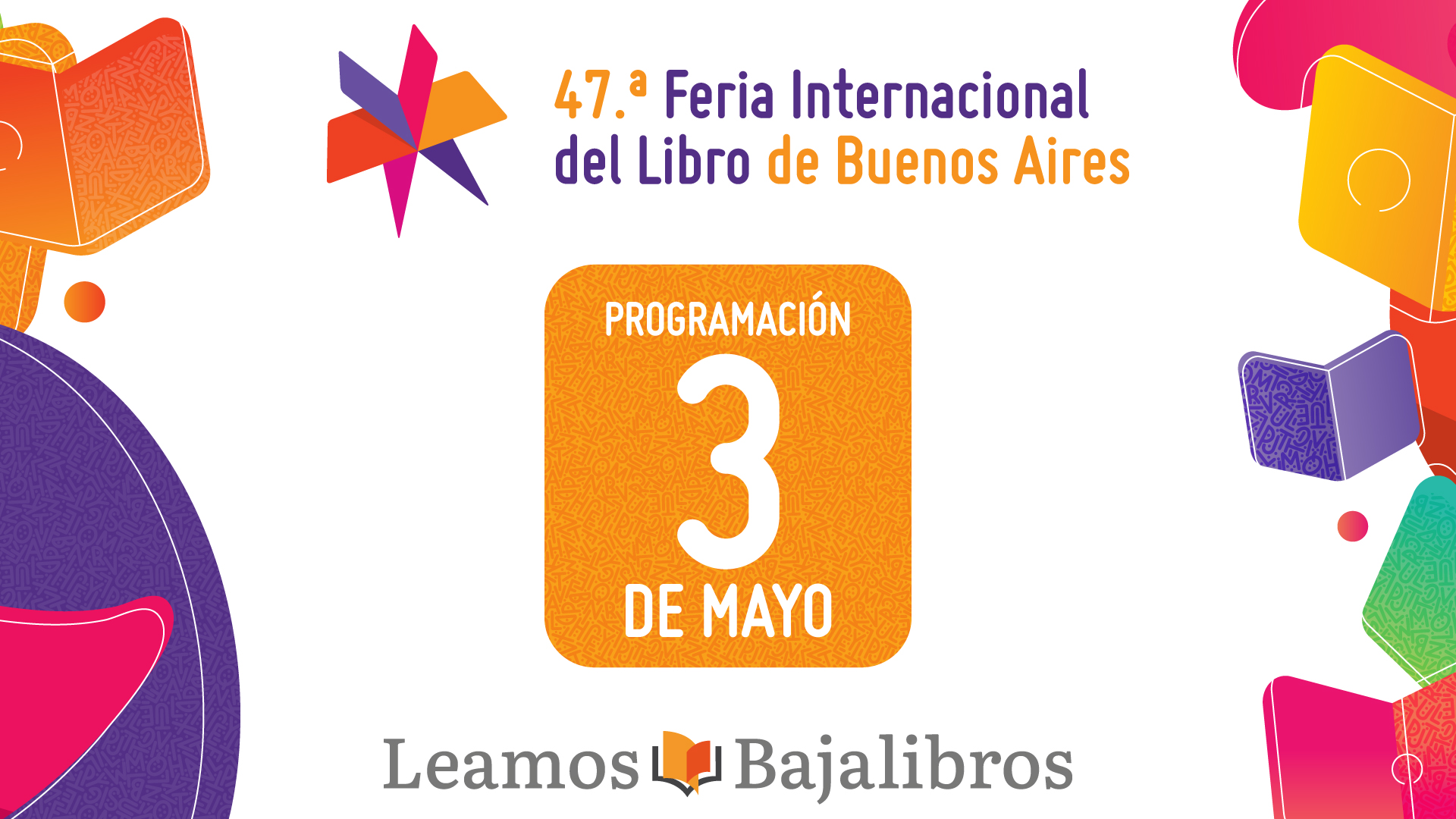 Programa de la Feria del Libro 2023 para hoy 3 de mayo Infobae