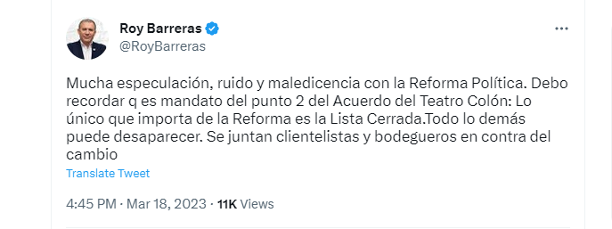 El senador del Pacto Histórico advirtió que "se juntan clientelistas y bodegueros en contra del cambio". Twitter.
