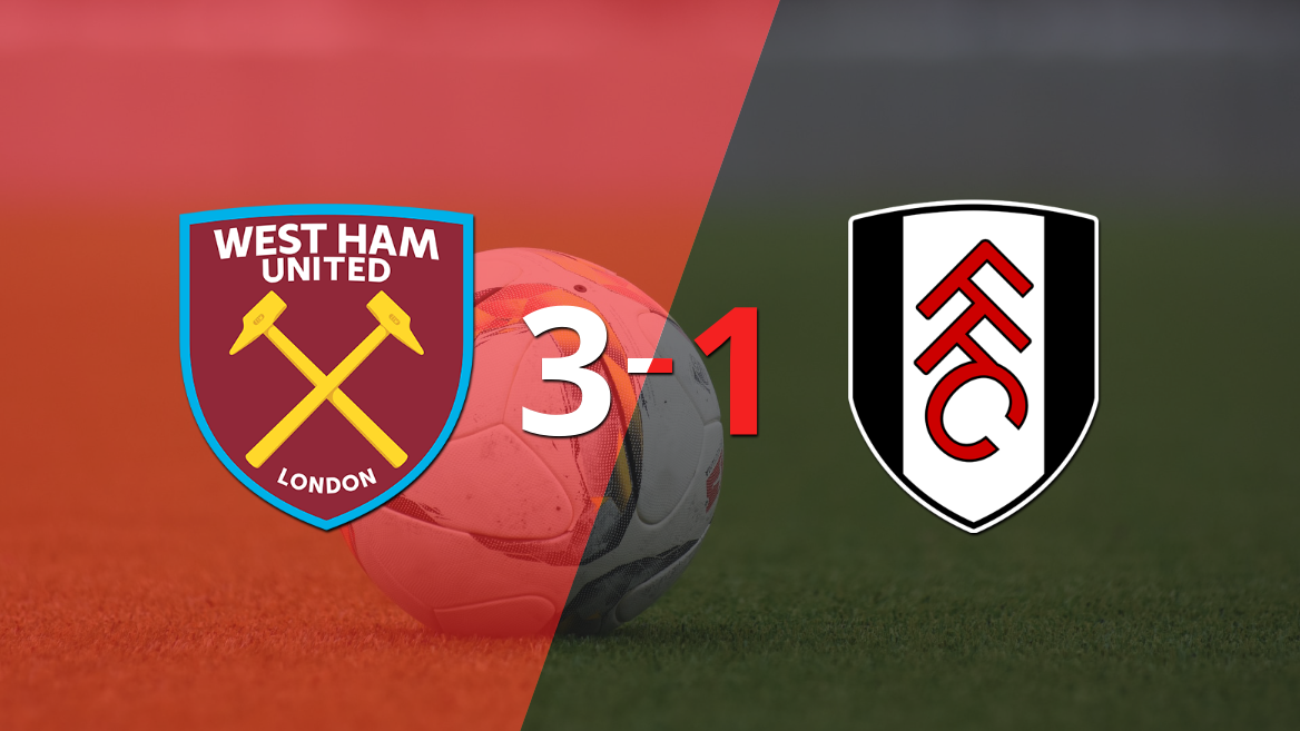 Con muchos goles, West Ham United derrotó 3-1 a Fulham