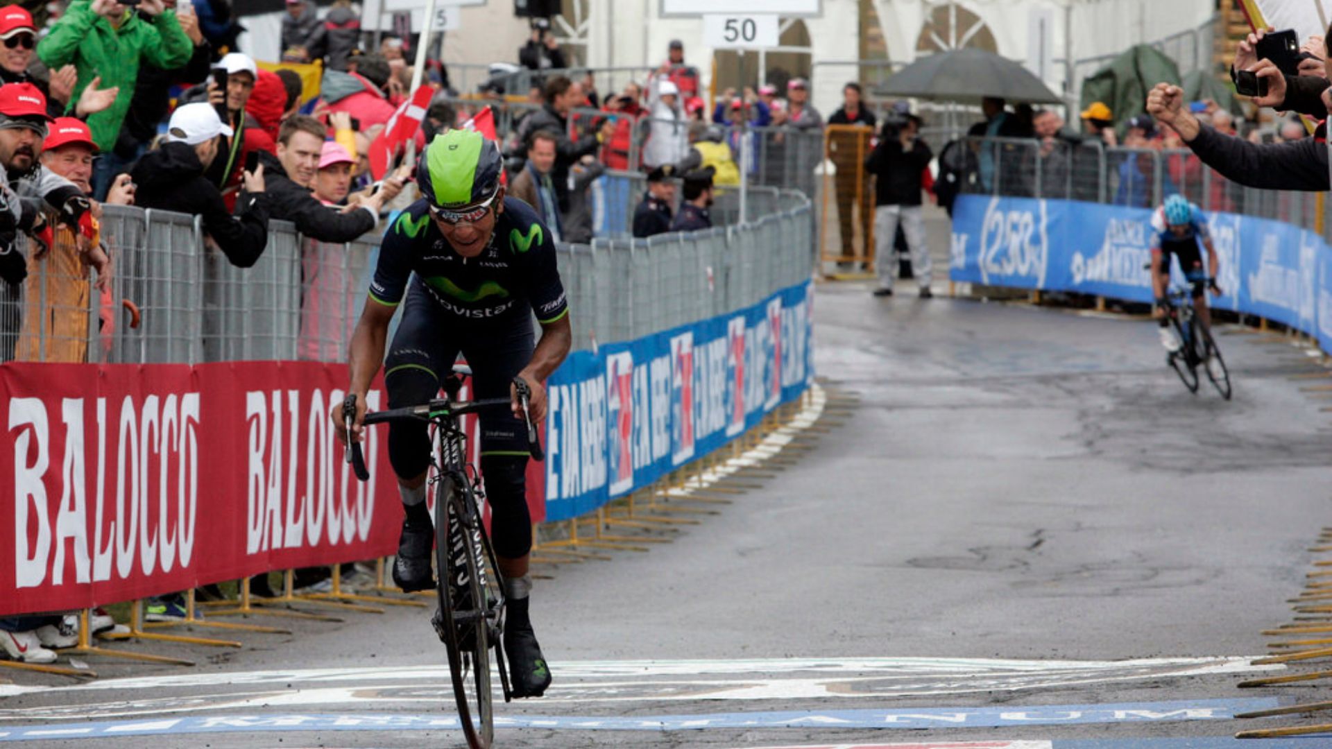 Nairo Quintana venció en la etapa 16 del Giro de Italia. Foto: Colprensa (Archivo)