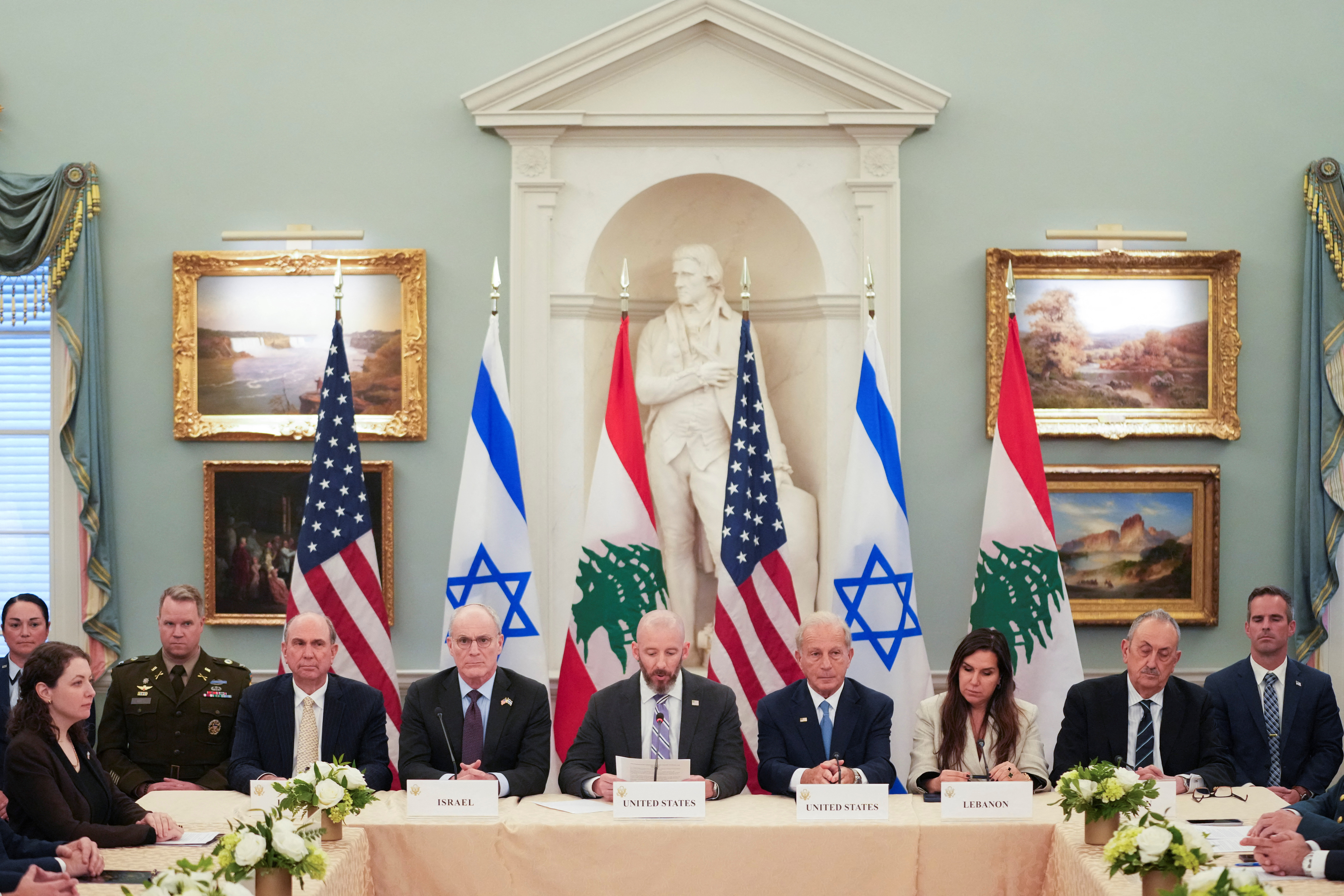 Israel y L&iacute;bano contin&uacute;an las negociaciones en Washington