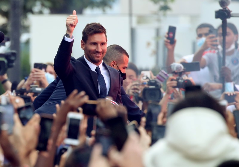 Lionel Messi causó una verdadera revolución en Francia (REUTERS/Yves Herman)