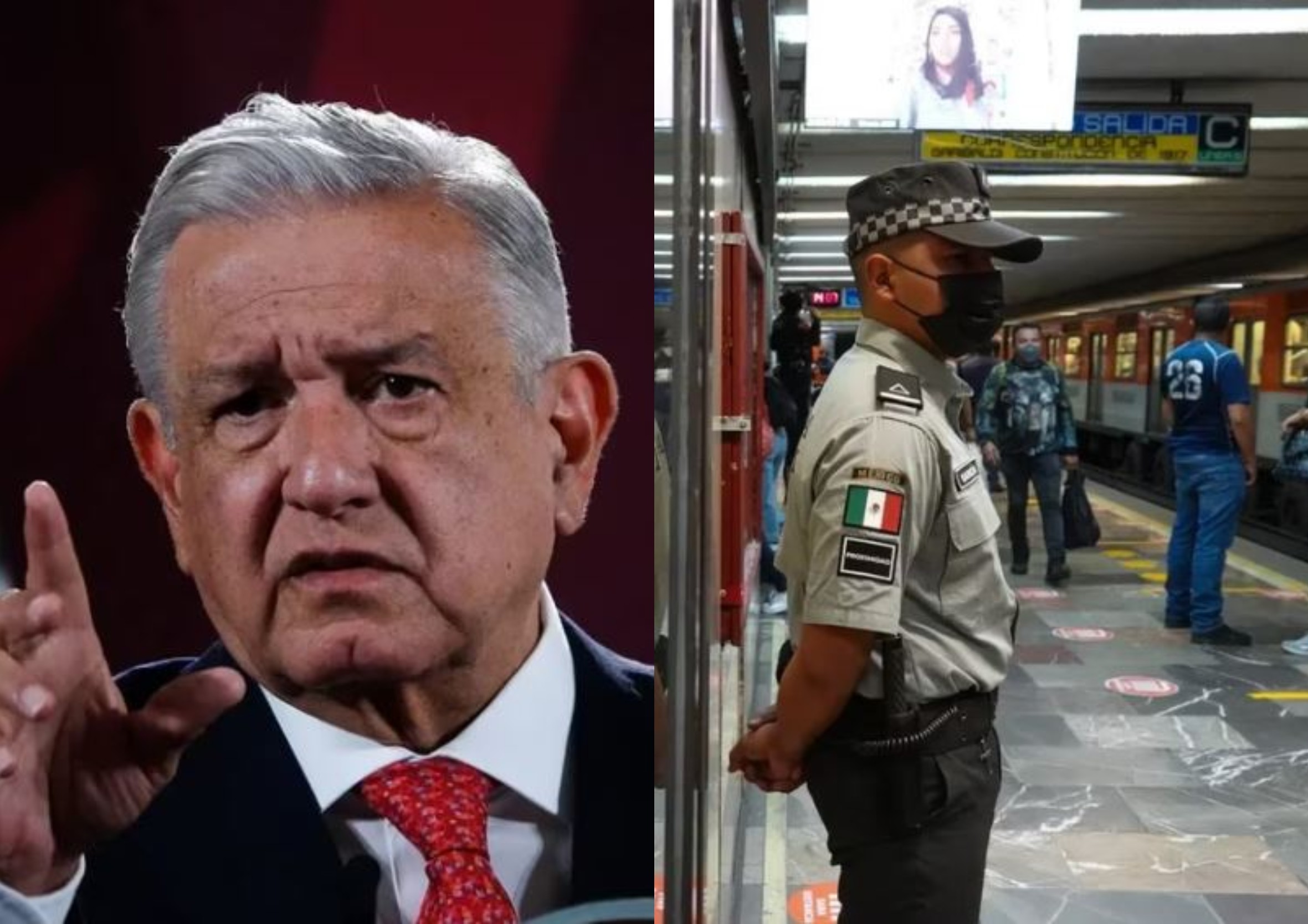 AMLO justificó presencia de la Guardia Nacional en el Metro (Foto: Reuters/GRACIELA LÓPEZ /CUARTOSCURO)