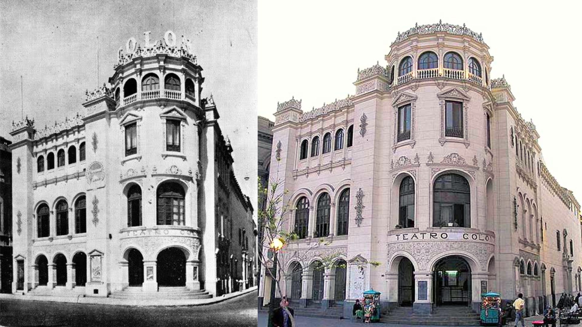 Cinema Colón antes e depois.  (Lima o único / O Peruano)