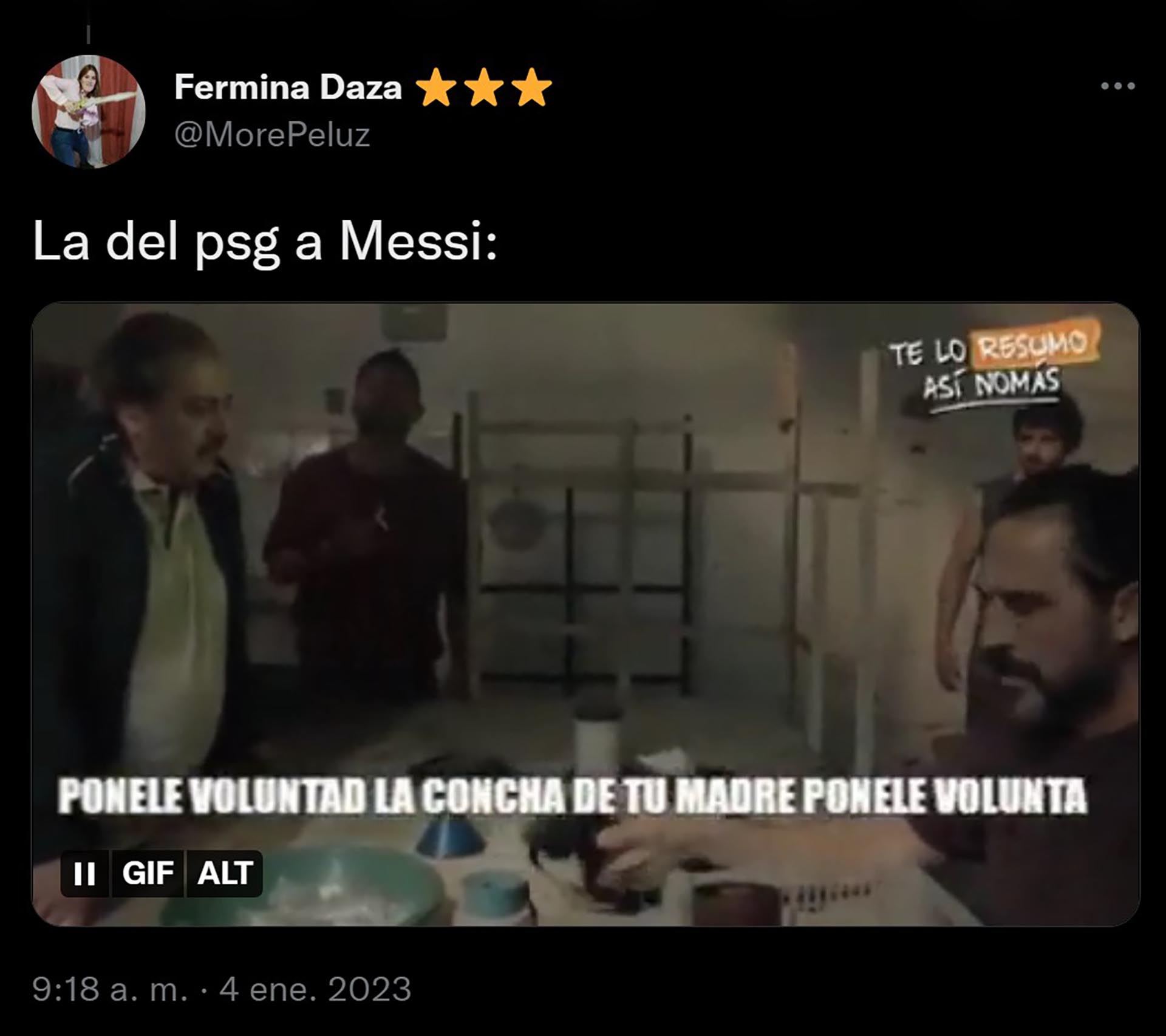 Muchos usuarios expresaron su malestar por la bienvenida a Messi en el PSG