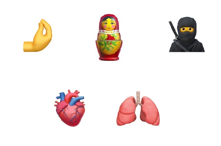 Estos son algunos de los emojis que llegarán a iOS