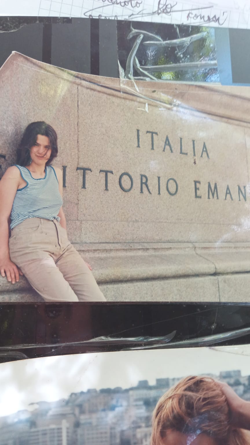 Leticia Brédice en su paso por Italia, donde fue distinguida por su participación en el film Anni ribelli (1993)
