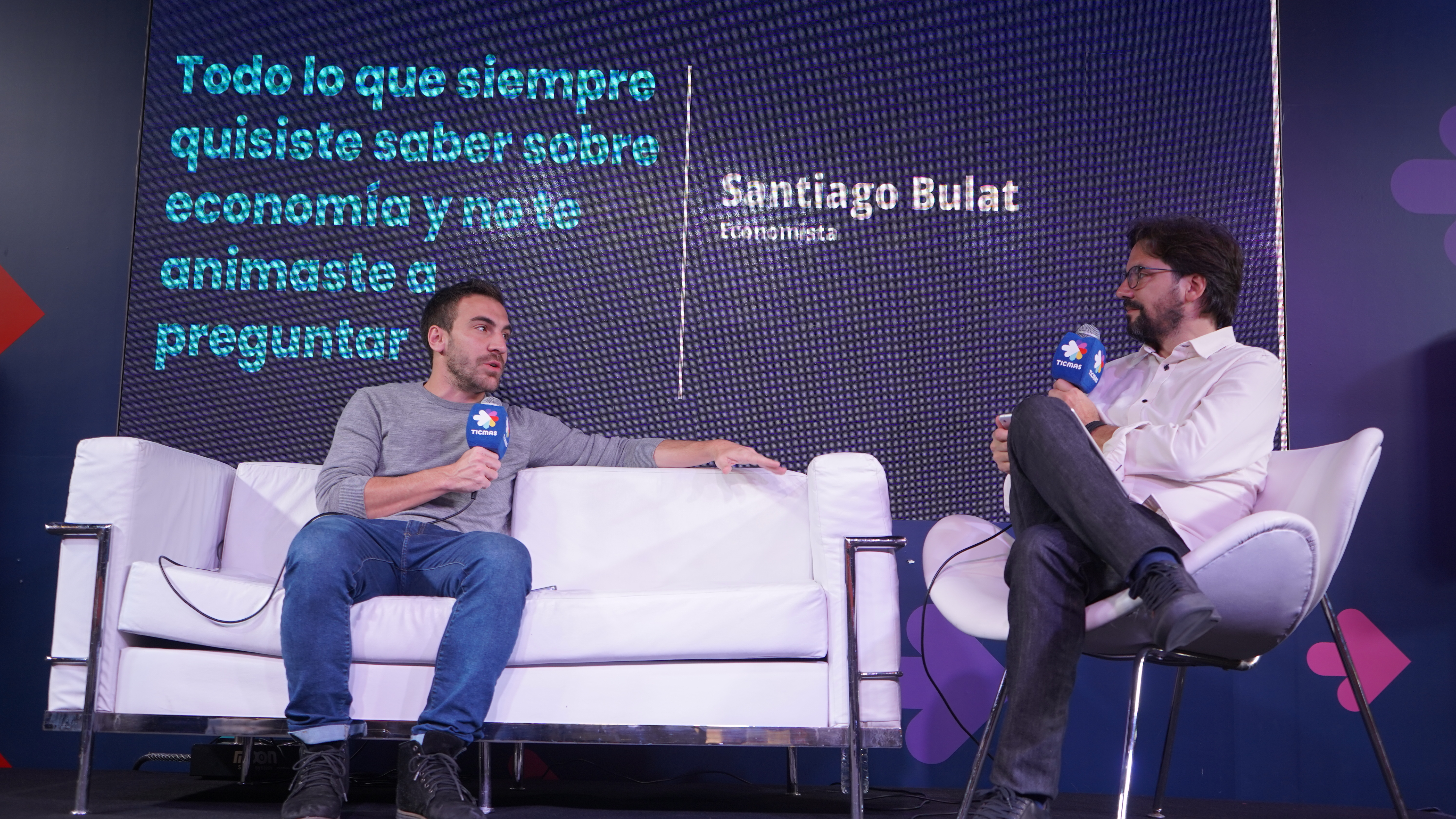 Santiago Bulat en Ticmas. Entrevista de Patricio Zunini