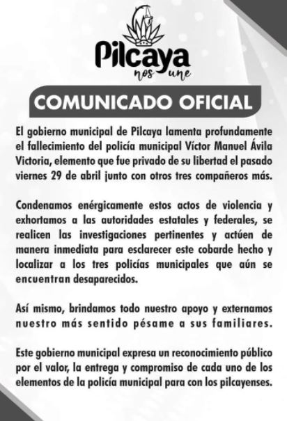 Gobierno de Pilcaya lamento los hechos (foto: gobierno de Pilcaya)