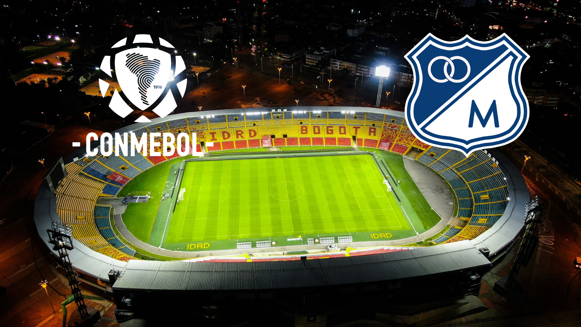 La CONMEBOL sancionó a Millonarios por el mal estado del césped del estadio El Campín. Alcaldía de Bogotá.