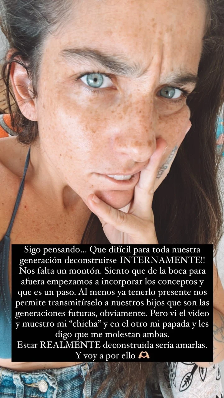 El mensaje de Juana Repetto por los "cuerpos reales" (Foto: Instagram)