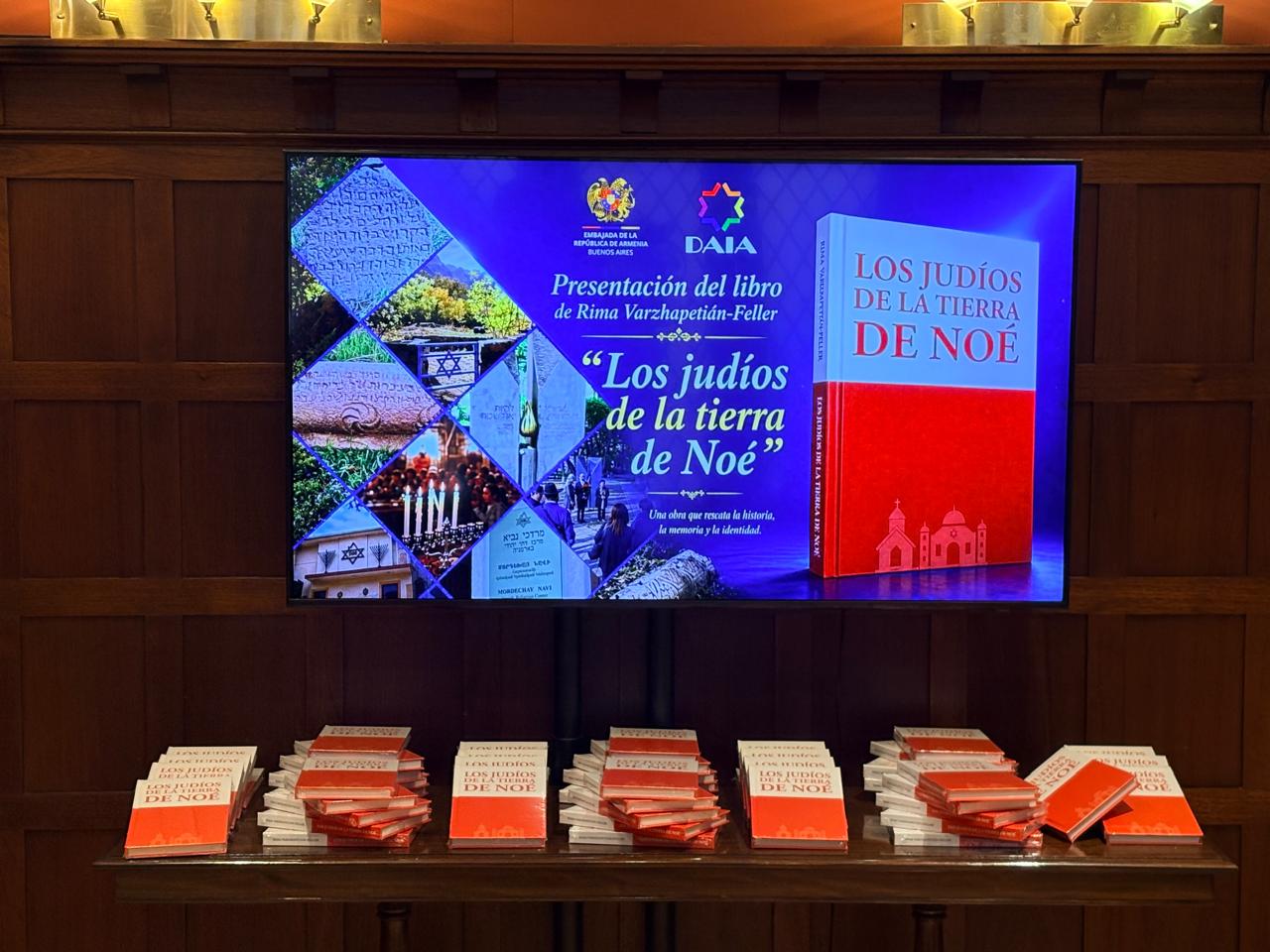 La embajada de Armenia y la DAIA presentaron el libro 