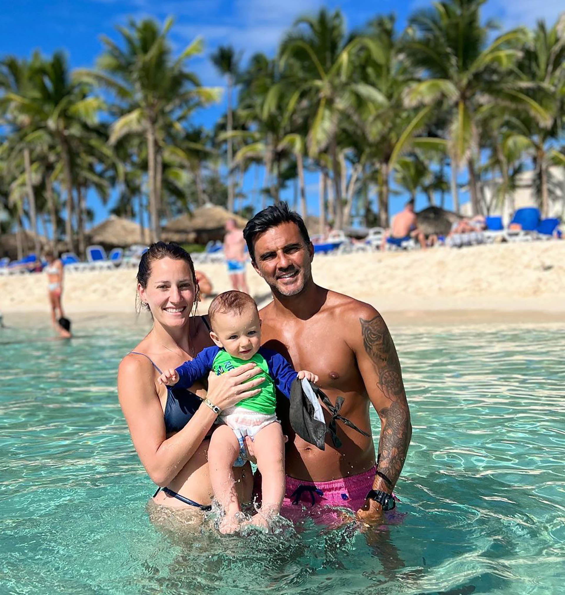 Mica Viciconte y Fabián Cubero viajaron a Punta Cana con su hijo, Luca para disfrutar de unas vacaciones inolvidables. La influencer y el exfutbolista eligieron hospedarse en un exclusivo resort en las paradisíacas playas de Bayahibe, en República Dominicana (Instagram)