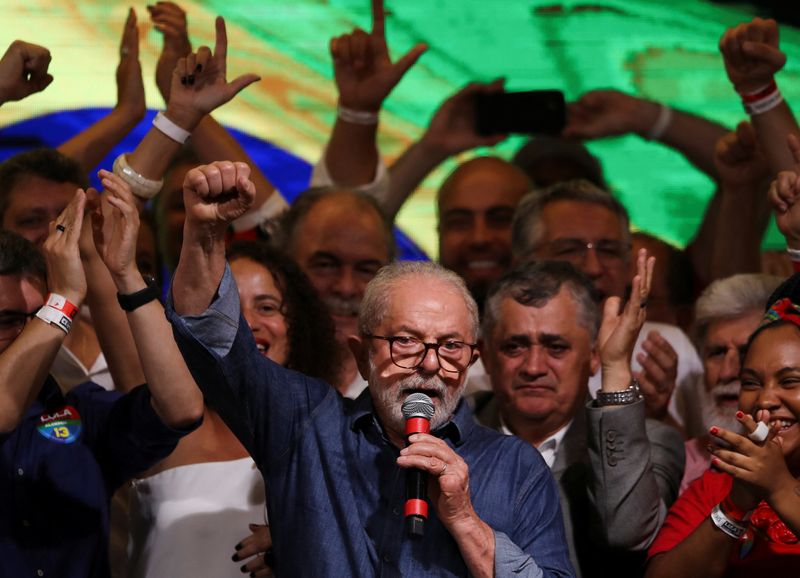 Lula da Silva won the second electoral round in Brazil, making him the next president of the South American country (Photo: REUTERS/Carla Carniel)