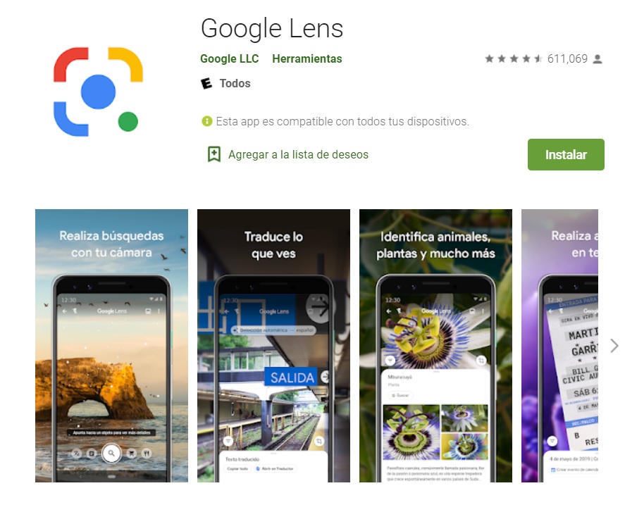 Google Lens ist die einzige Combo-App, die jetzt verfügbar ist