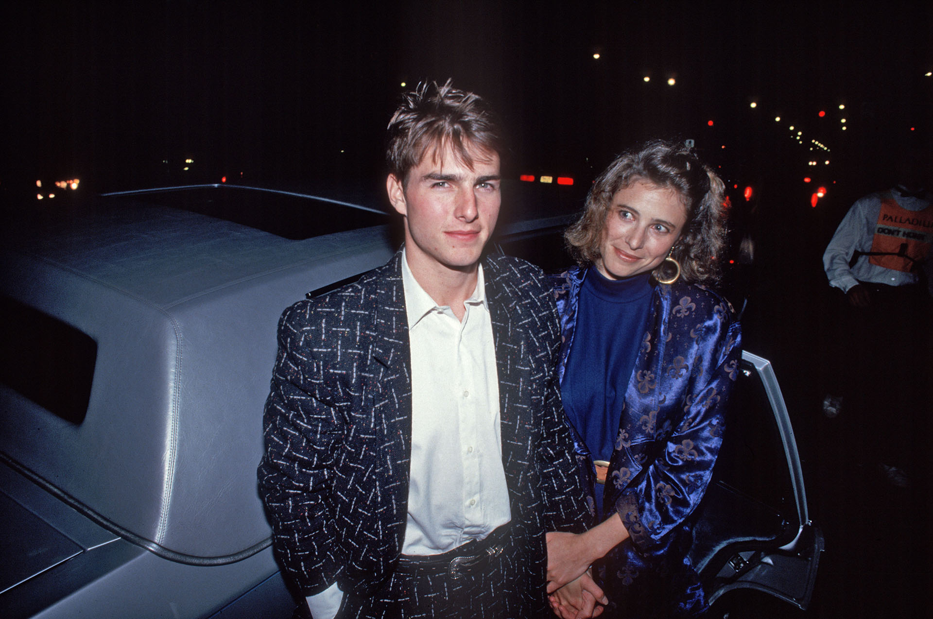 Tom Cruise y Mimi Rogers en New York en 1986 (Foto: Getty Images)