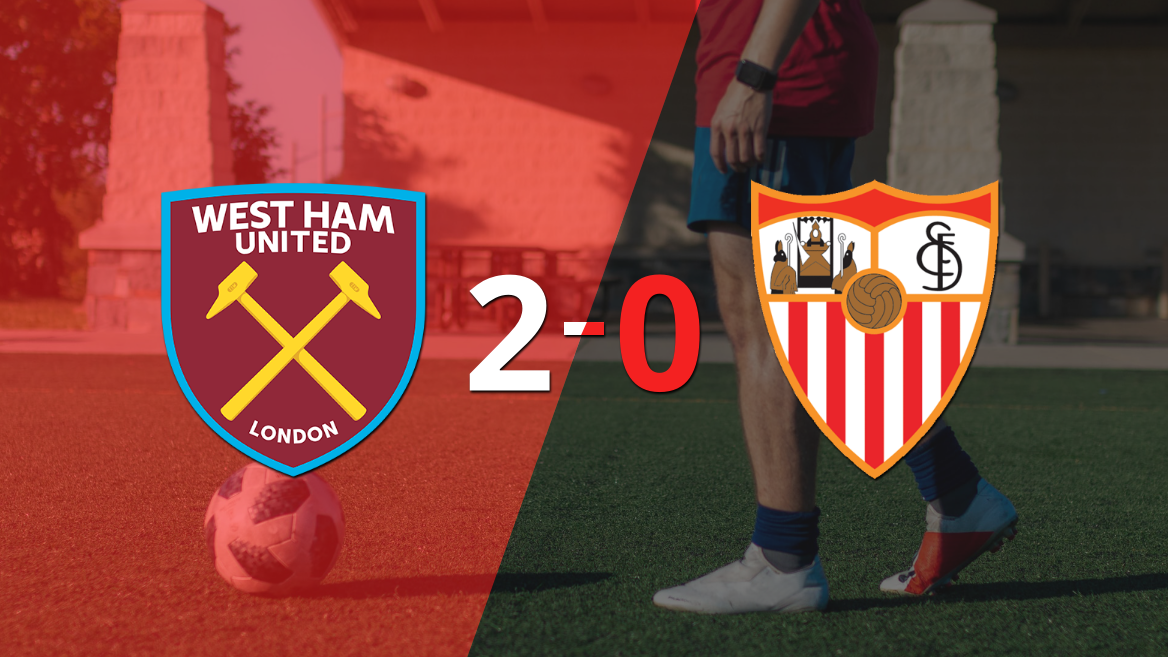West Ham United le ganó con claridad a Sevilla por 2 a 0