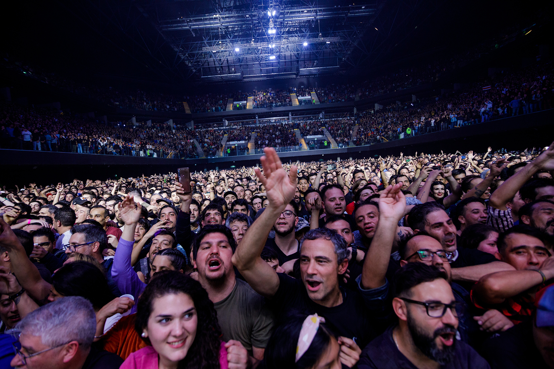 El público agotó las dos funciones de Los Fabulosos Cadillacs en el Movistar Arena (Fotos: Tute Delacroix)