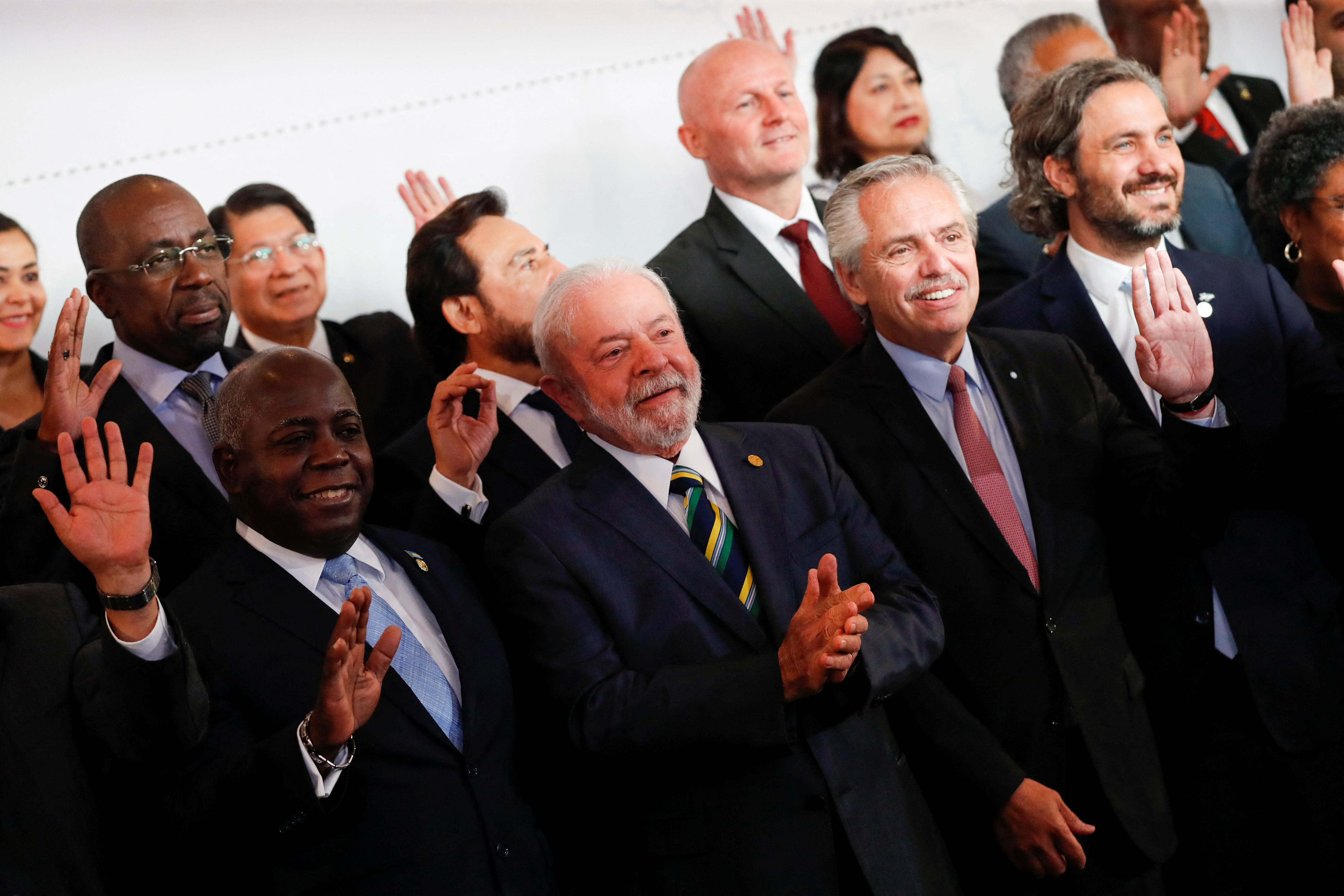 La Cumbre de la CELAC, con la presencia del flamante presidente brasileño, Lula Da Silva (REUTERS/Agustin Marcarian)