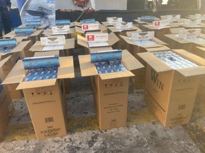 Incautaron enorme cargamento de cigarrillos de contrabando en La Guajira