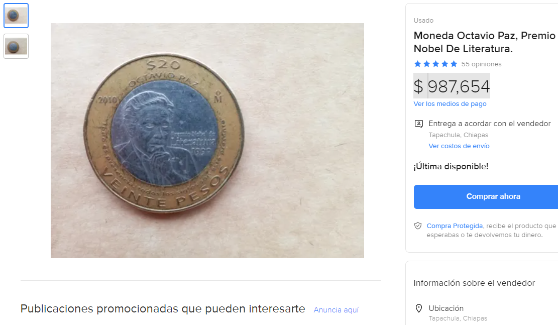 Cuáles son las monedas de 20 pesos que se comercializan en más de 270 mil  pesos - Infobae