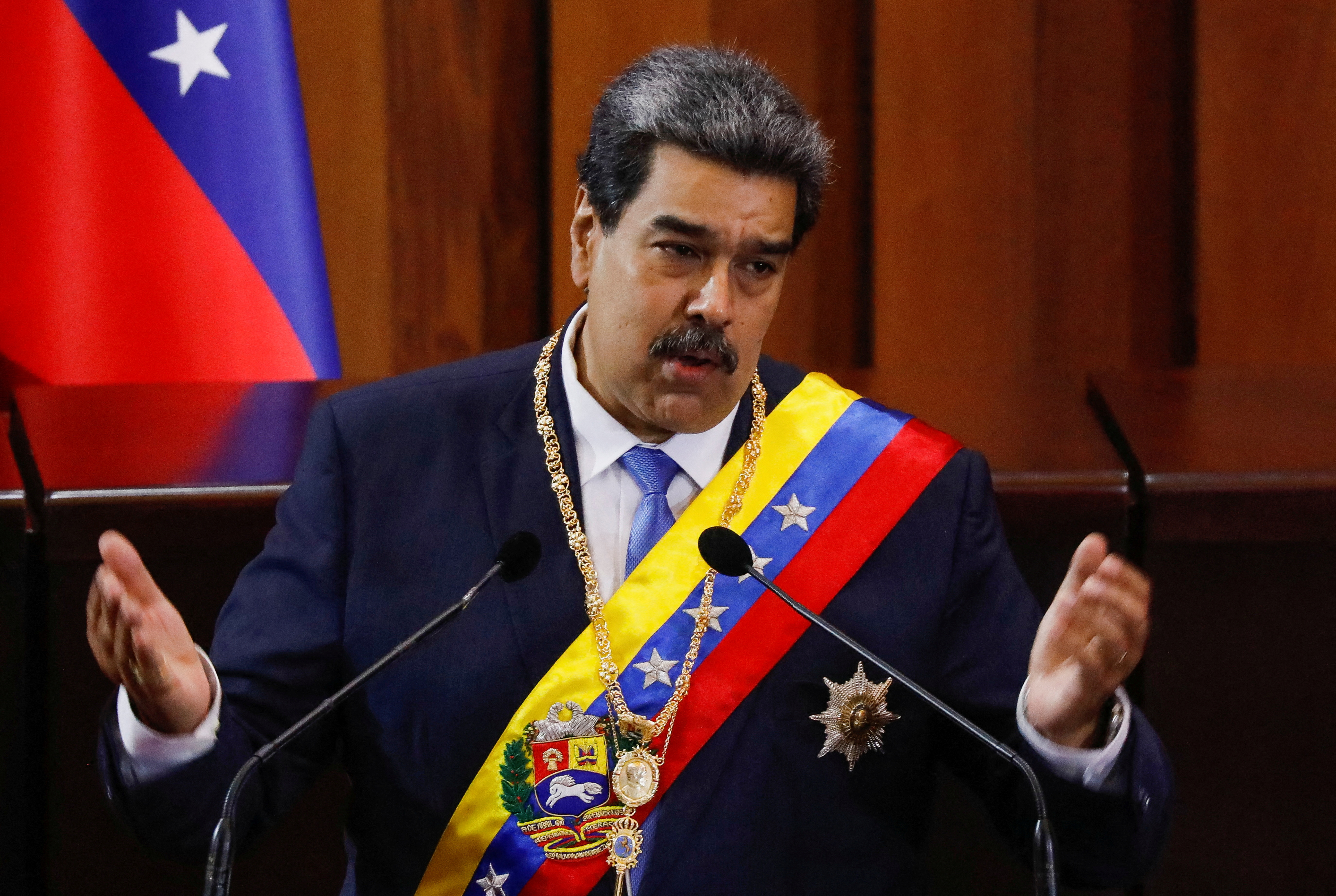 Maduro amenazó en varias oportunidad con detener a Guaidó (REUTERS/Leonardo Fernandez Viloria)