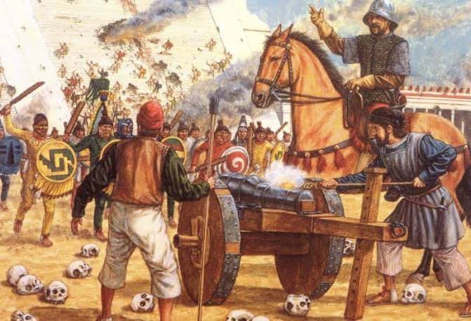 La caída de Tenochtitlan no fue un resultado solamente de los españoles. (Foto: Twitter@Cuauhtemoc_1521)