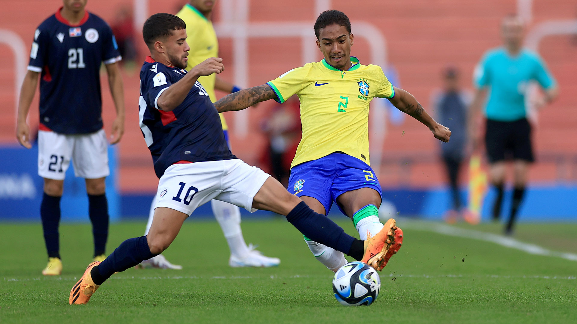 Brasil y República Dominicana se miden en el Estadio Malvinas Argentinas (Getty)