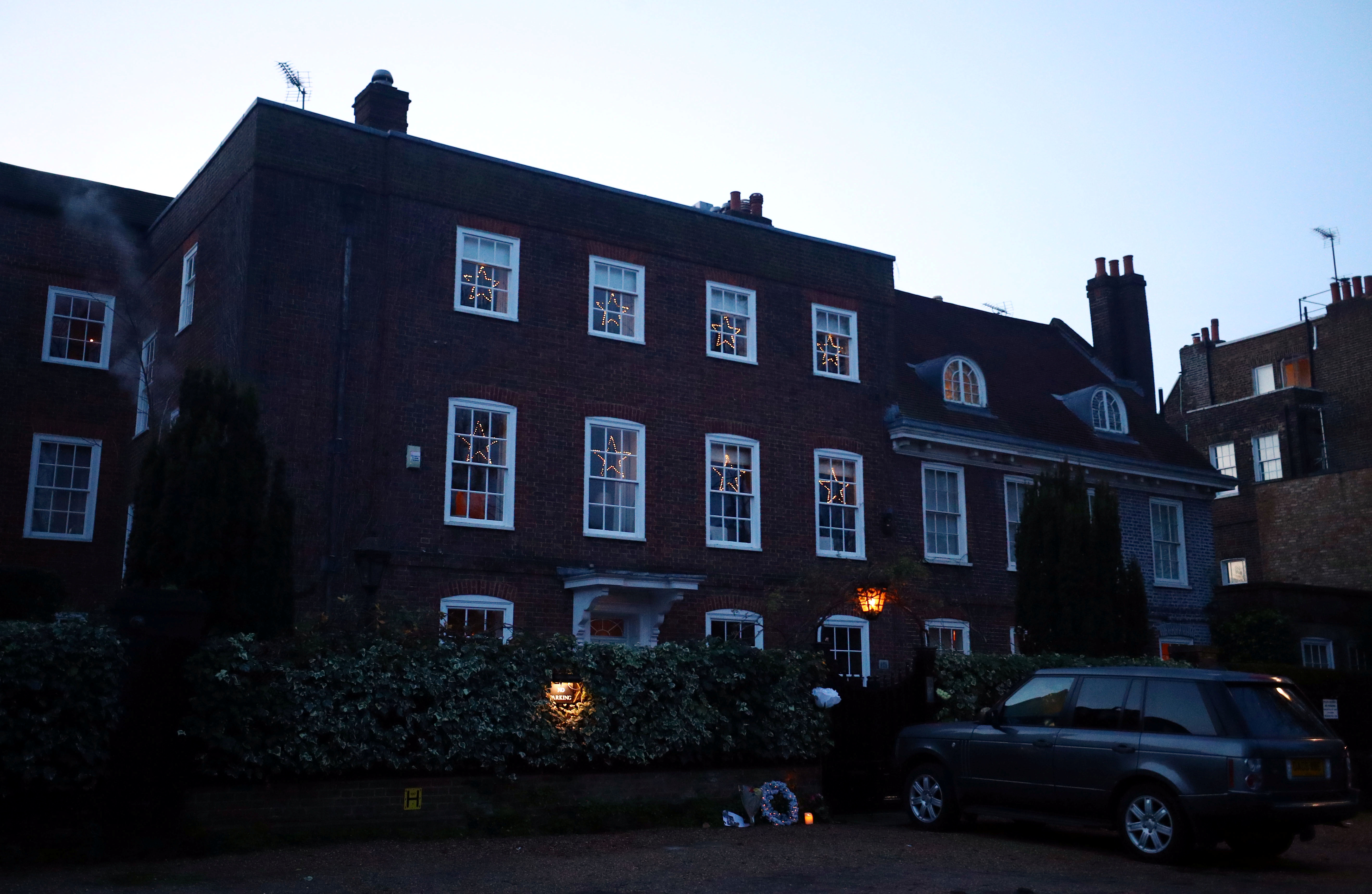 La casa londinense de George Michael, donde murió (REUTERS/Hannah McKay)