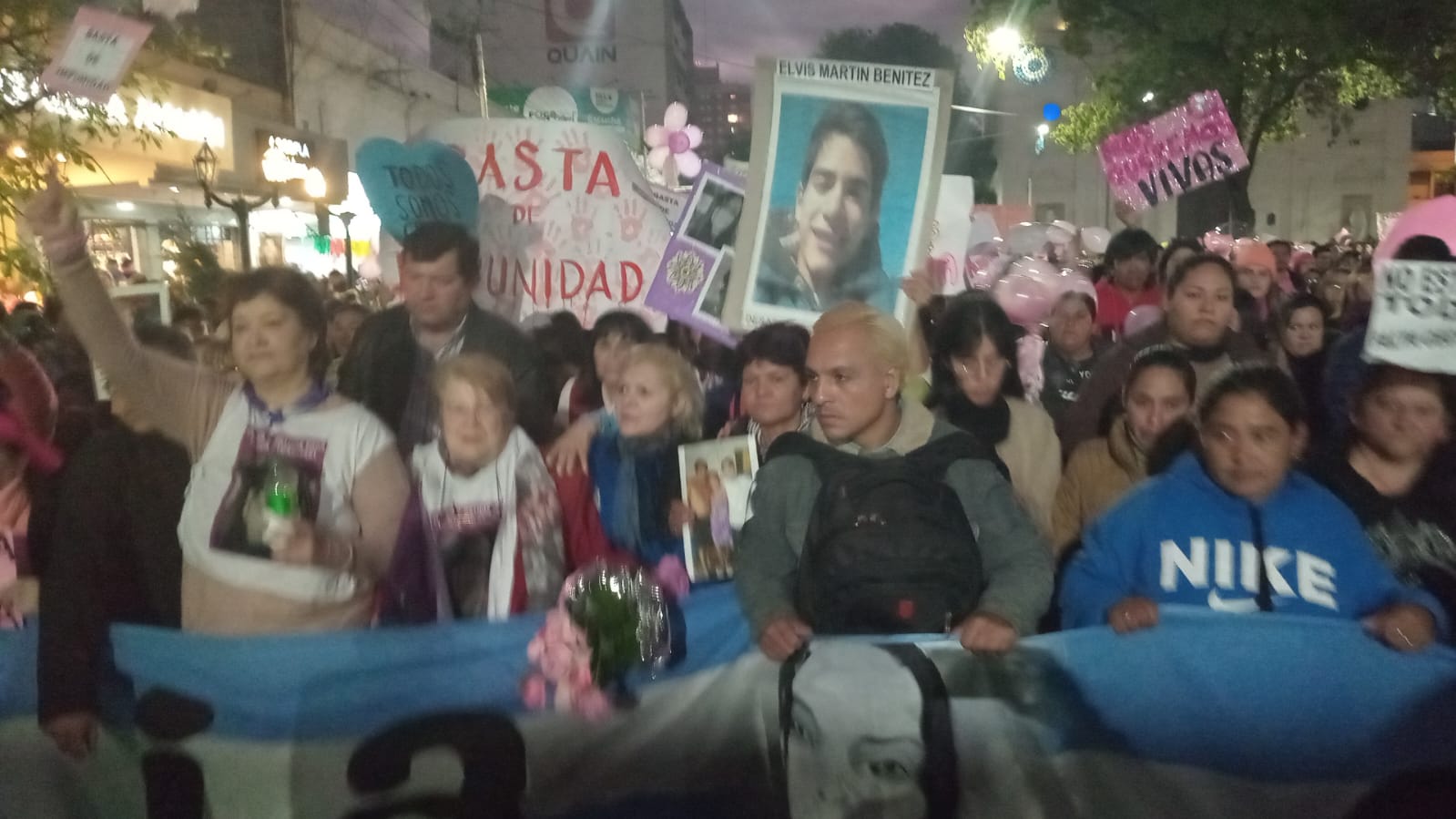 "Justicia x Cecilia" fue el pedido de la gente en la segunda marcha en Resistencia (Edgardo Aguirre)