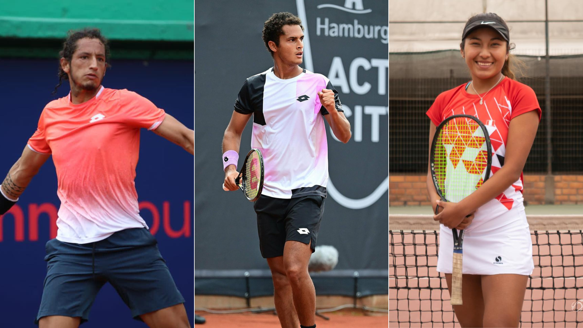 Arklon Huertas, Juan Pablo Varillas and Romina Ccuno are the Peruvians who are best located in the ATP ranking.  (FDPT)