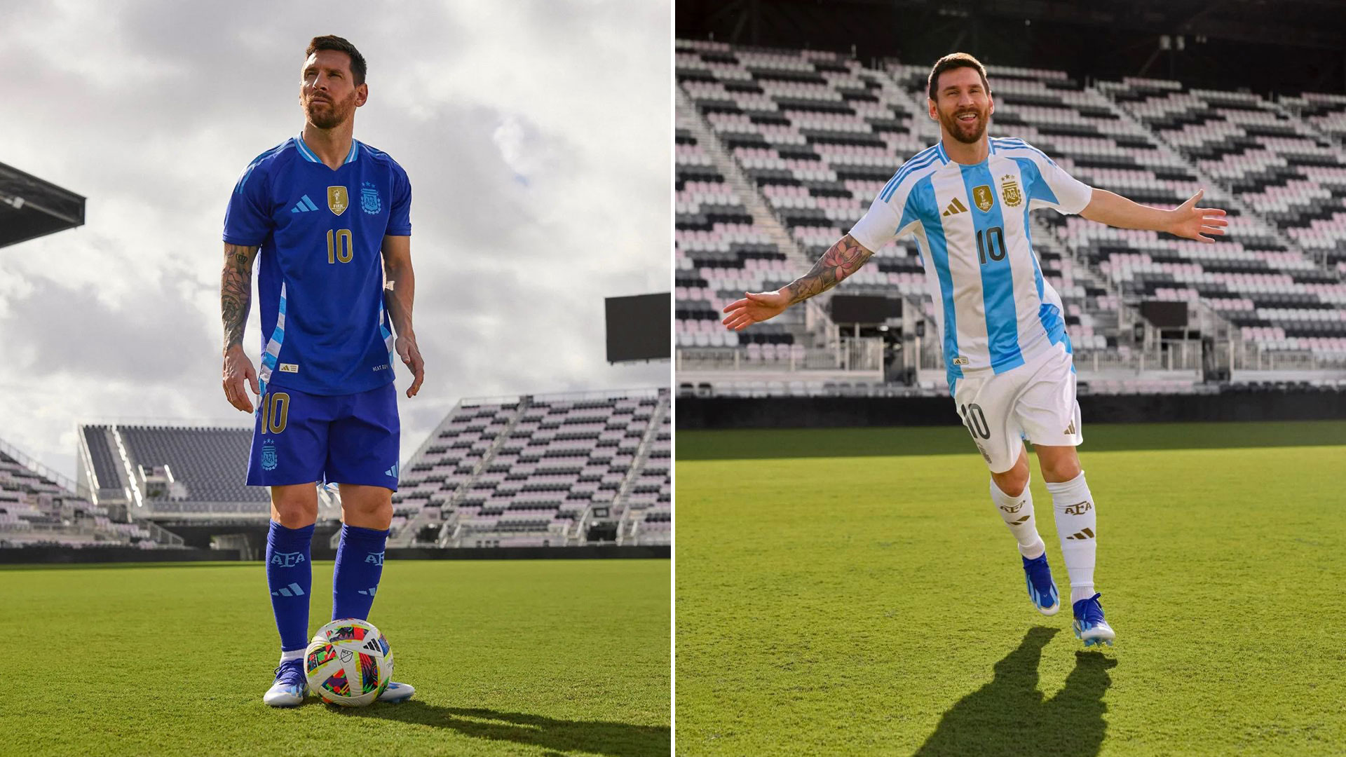 La sesión de fotos de Lionel Messi con la nueva camiseta de la selección  argentina: la diferencia con la presentación de sus compañeros - Infobae