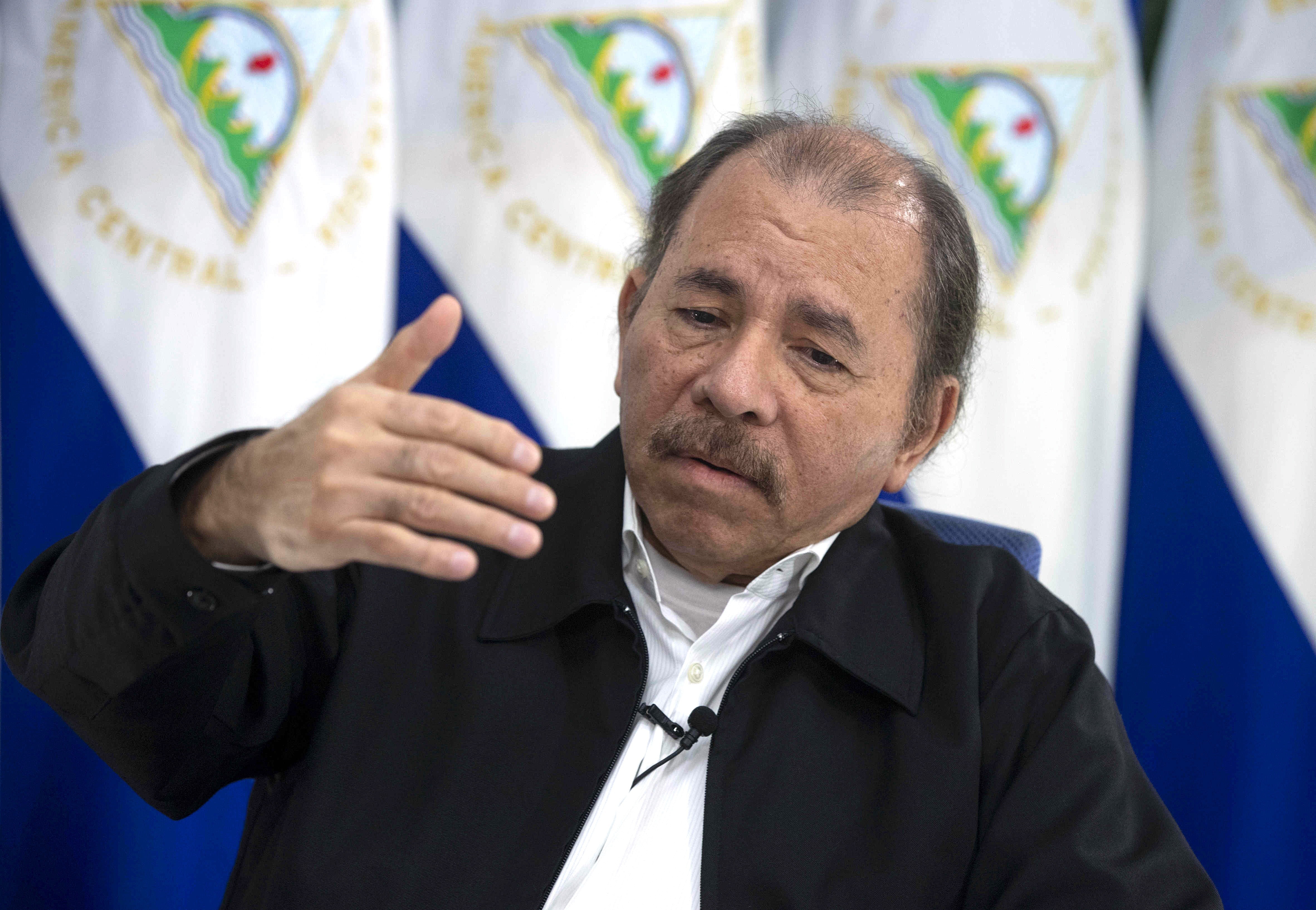 El dictador de Nicaragua Daniel Ortega