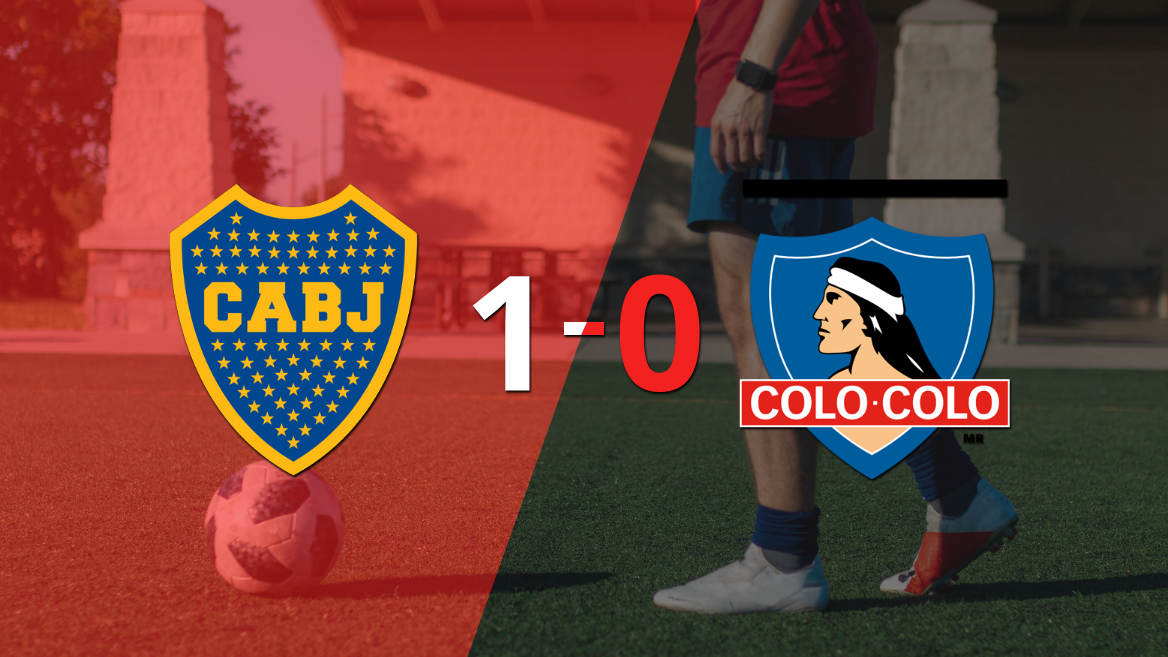 Con lo justo, Boca Juniors venció a Colo Colo 1 a 0 en la Bombonera