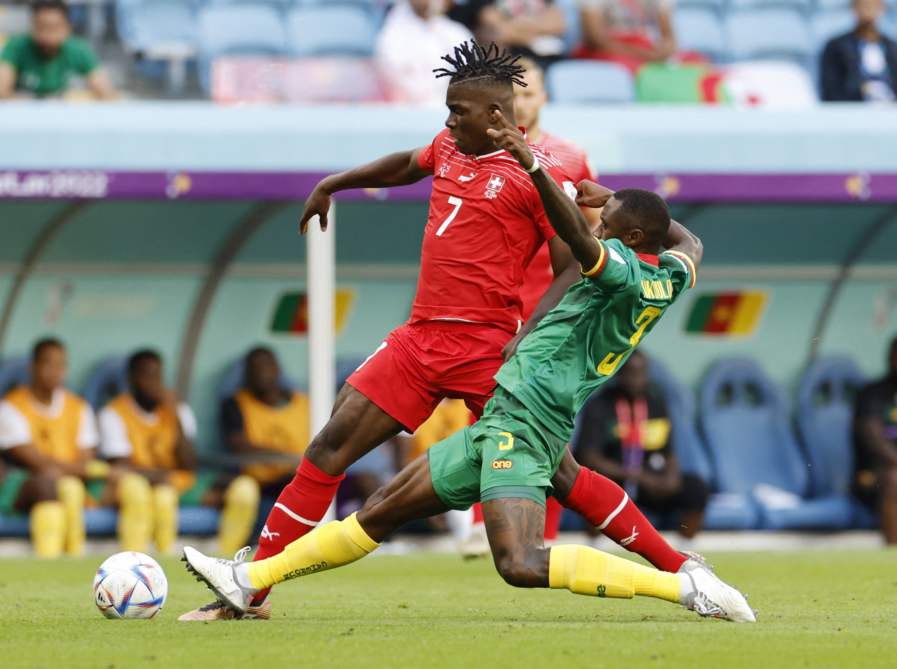 Suiza y Camerún se enfrentan en el primer partido del grupo G REUTERS/Issei Kato