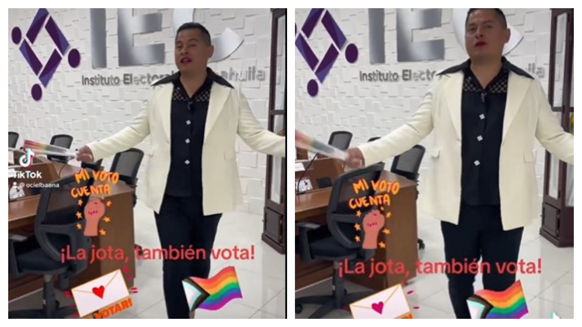 Magistrade en Coahuila invitó a la comunidad LGBT+ a votar