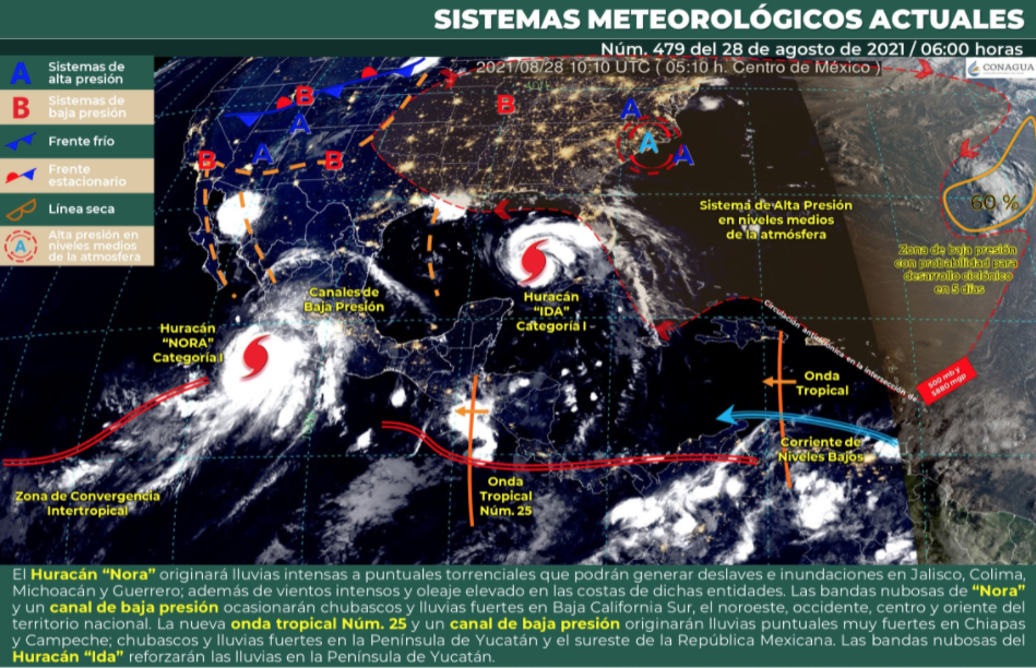 Foto:(Sistema Meteorológico Nacional)