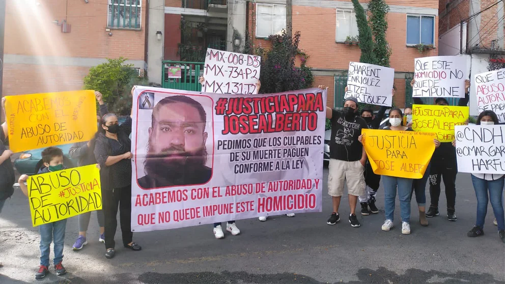 Familiares y amigos de José Alberto denunciaron la desaparición forzada de la cual fue víctima (Foto: Twitter@amarilloalarcon)