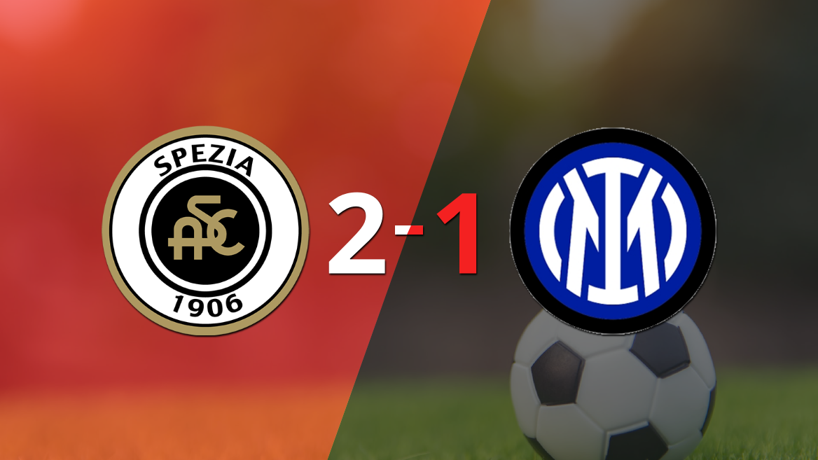 Spezia le ganó a Inter en su casa por 2-1