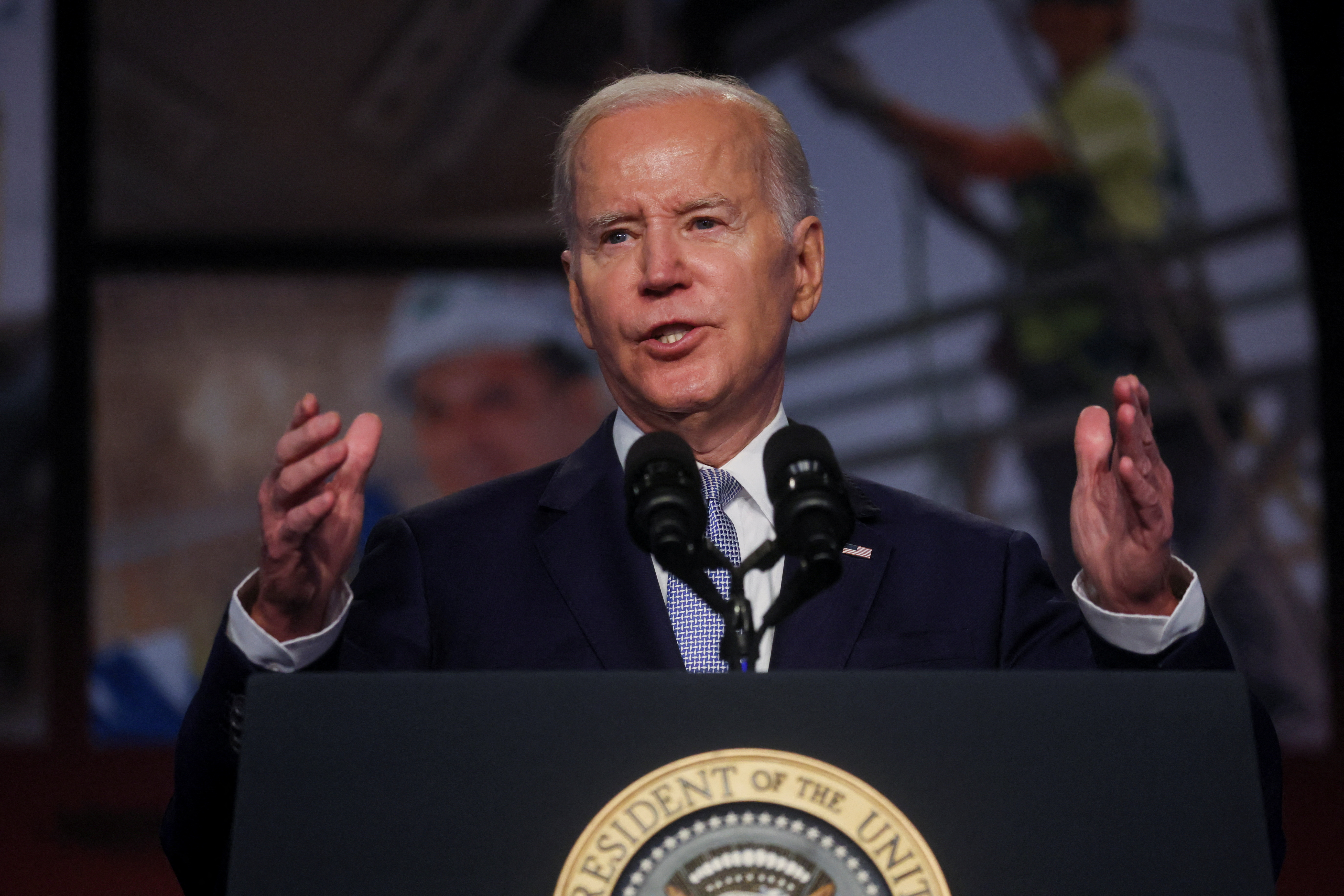 El presidente estadounidense Joe Biden, en el Washington Hilton, Washington D.C., EE.UU., 25 de abril de 2023. REUTERS/Leah Millis