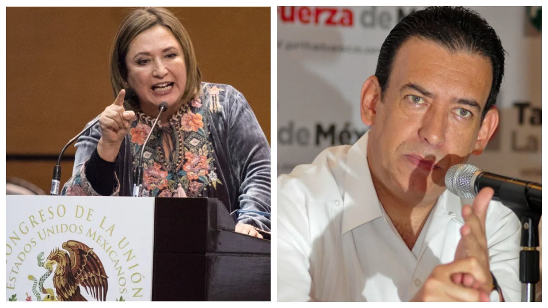 Gálvez Ruíz defended the candidate for Va por Hidalgo (Photos: Cuartoscuro)