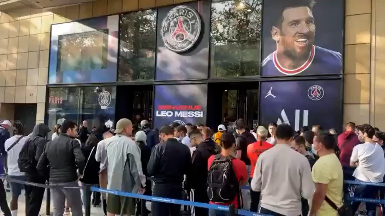 La locura en París por la llegada de Messi al PSG