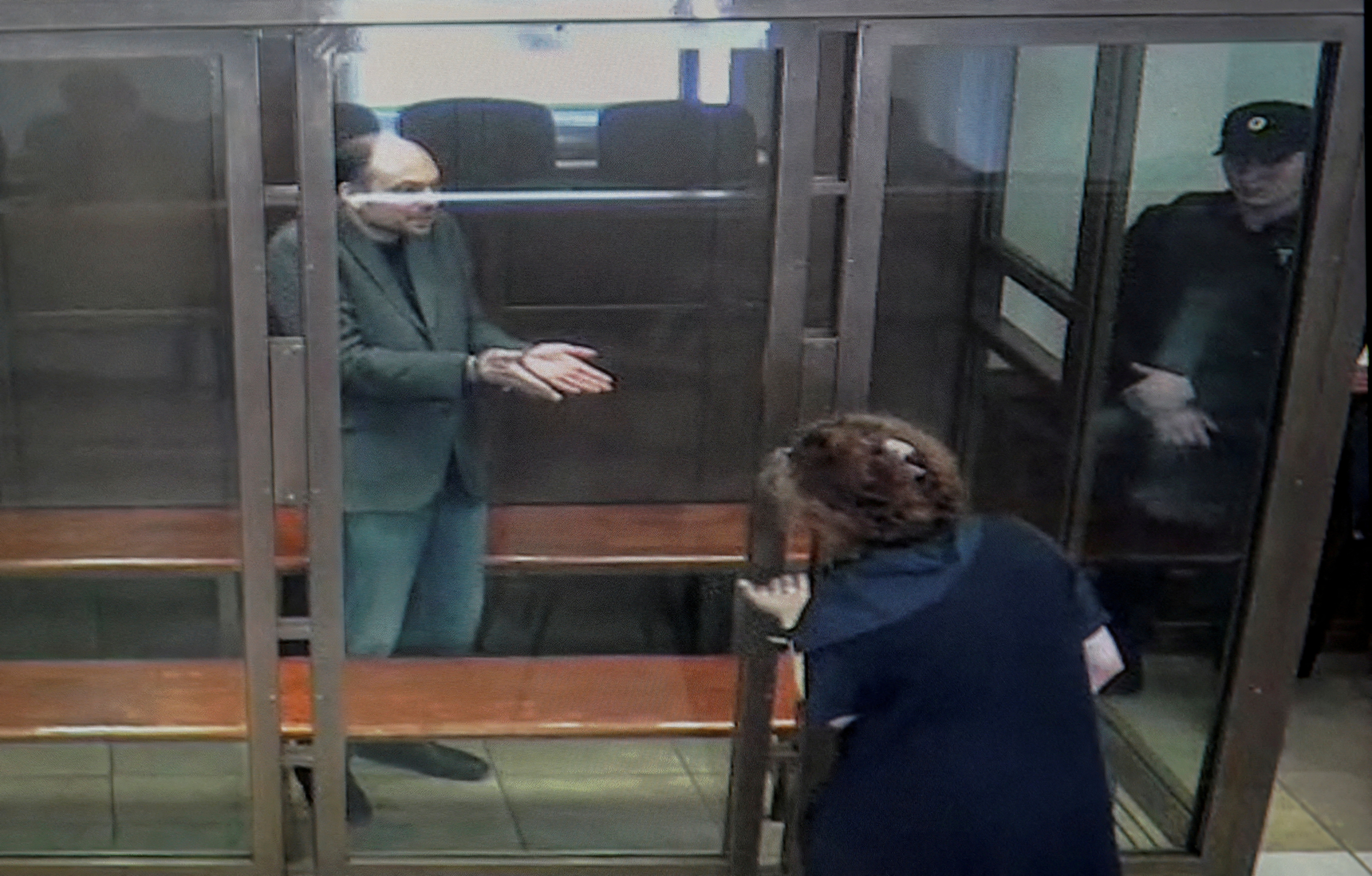 El opositor Vladimir Kara-Murza durante el juicio que lo condenó a 25 años de cárcel (REUTERS/Maxim Shemetov/archivo)