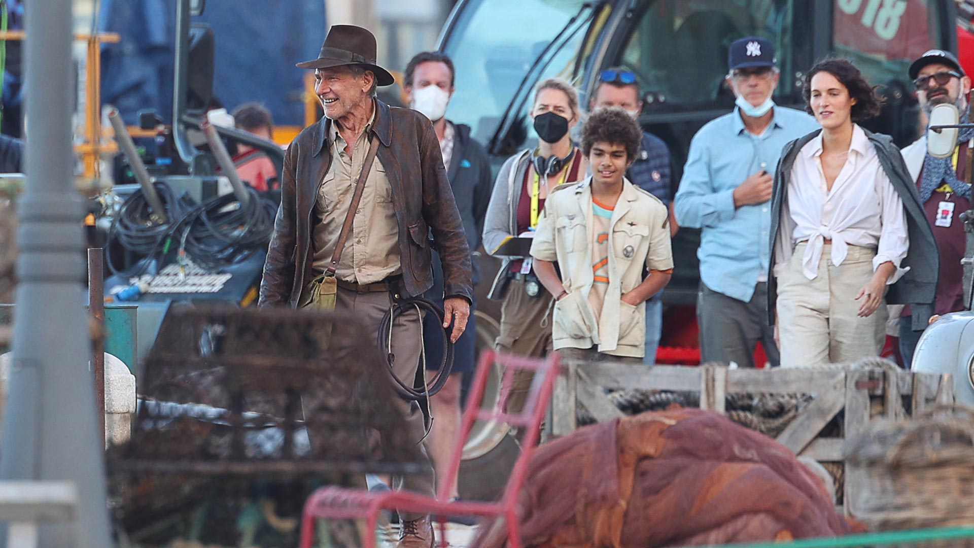 Con 80 años, Harrison Ford vuelve a interpretar a Indiana Jones. El estreno sería para el 30 de junio de 2023 (Gettyimages)