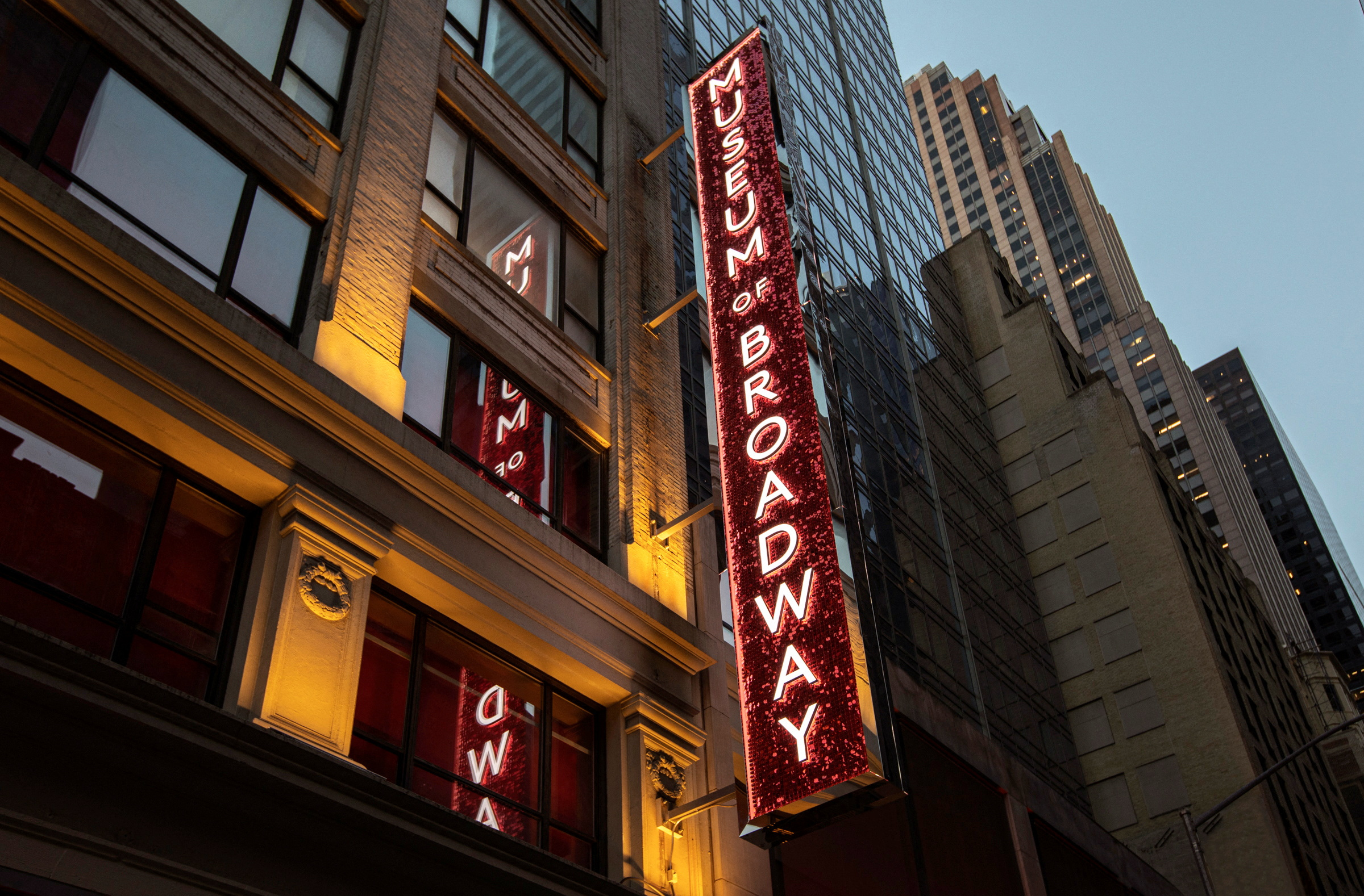 Una vista general muestra el exterior del Museo de Broadway, en Nueva York, Estados Unidos (Monique Carboni/The Museum of Broadway/Handout vía REUTERS ATENCIÓN EDITORES- ESTA IMAGEN HA SIDO SUMINISTRADA POR UN TERCERO. NO SE REENCUENTRA. NO HAY CRÉDITO OBLIGATORIO PARA LOS ARCHIVOS)