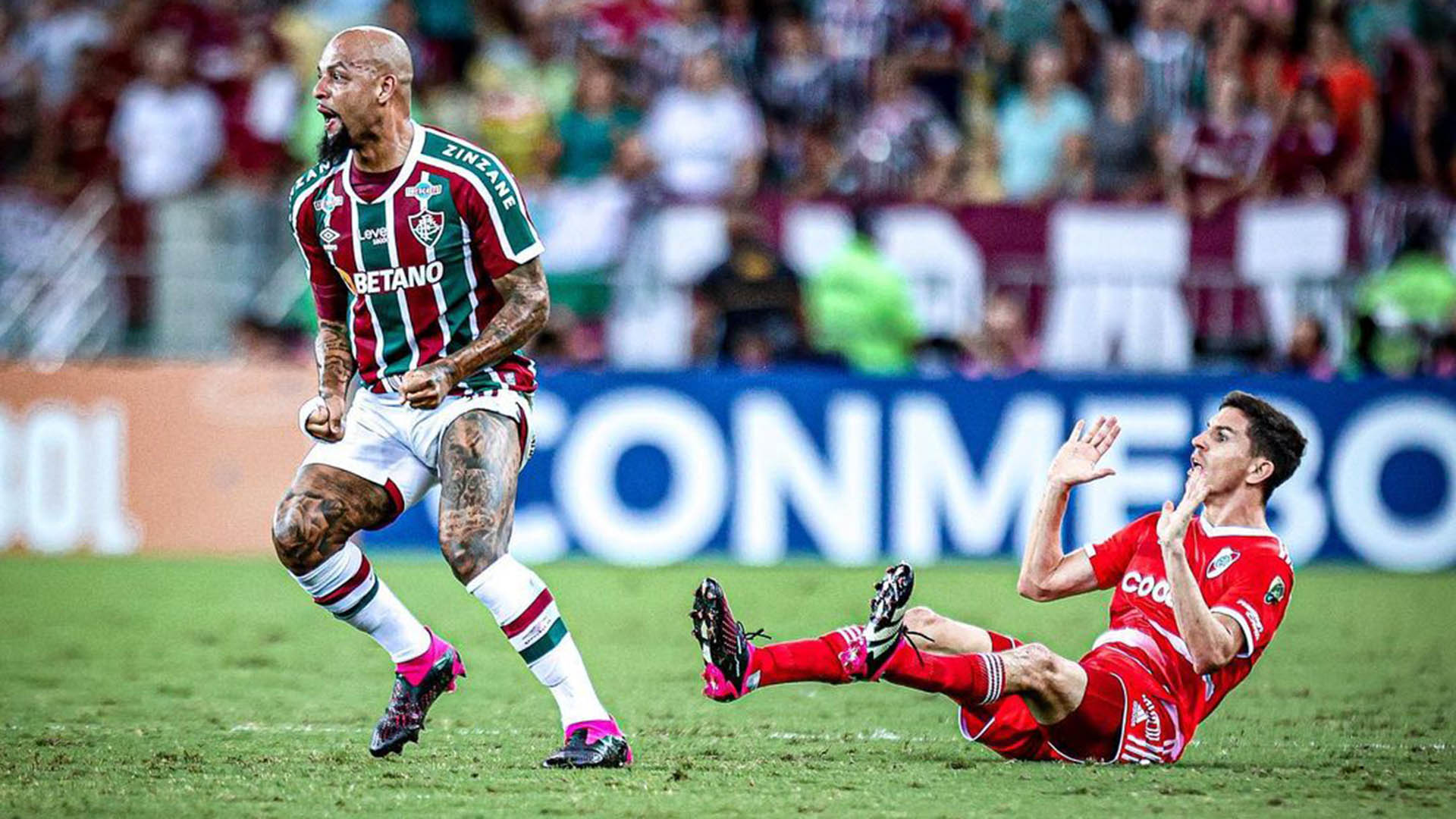 La burla de Felipe Melo a River y el meme que le dedicó Fluminense tras la goleada en la Copa Libertadores