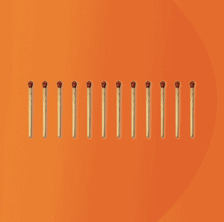 Acertijos con fósforos. (foto: Juegos para la mente)